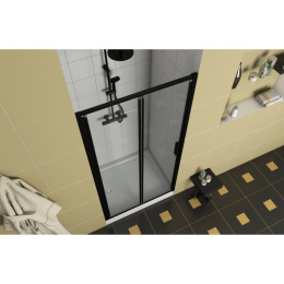 Душевая дверь в нишу Bravat Blackline (BD100.4121B) 900х2000