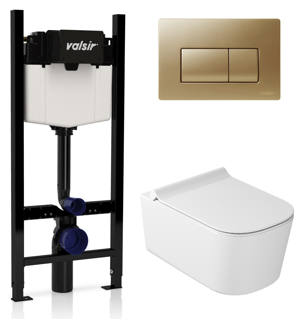 KIT VSMG 5486 Slim P1 Комплект инсталляции 4 в 1, WINNER S BLOCK VS0853202, унитаз MEG11PRO 5486, кр