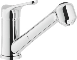 Nobili Time TI27117BC Смеситель для кухни (хром/белый)