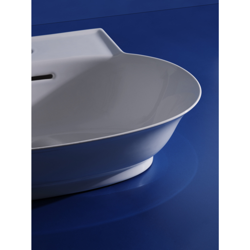 Раковина Laufen New Classic 8.1685.2.757.104.1 50 х 45 х 17 см, SaphirKeramik, 1 отверстие, белый ма