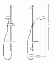 Душевой гарнитур Ideal Standard (L6824AA)