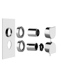 Смеситель для ванны Gessi Via Manzoni (38734#031) хром