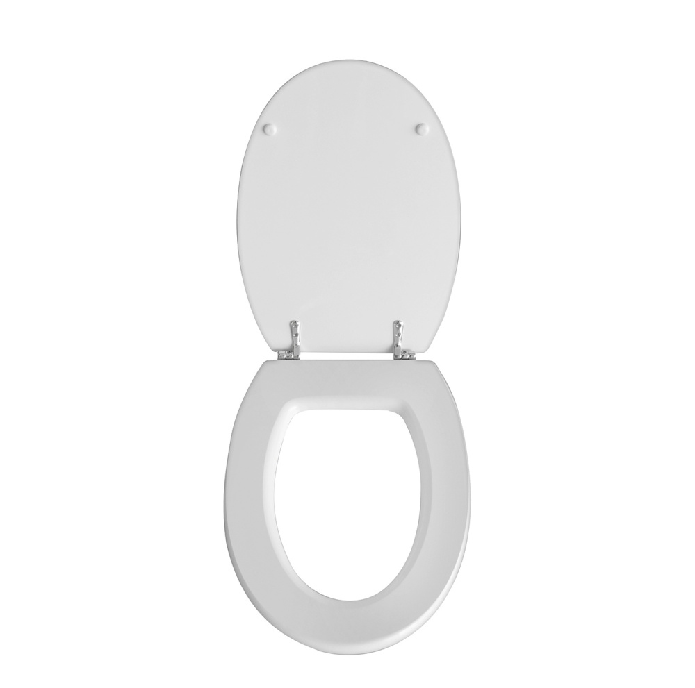 Фото Сиденье с крышкой для унитаза Globo Ronda (RA021) хром, белый