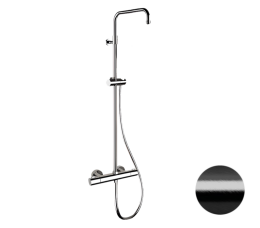 Душевая система Remer Elegance (EQ32ASSDCFP) черный брашированный хром