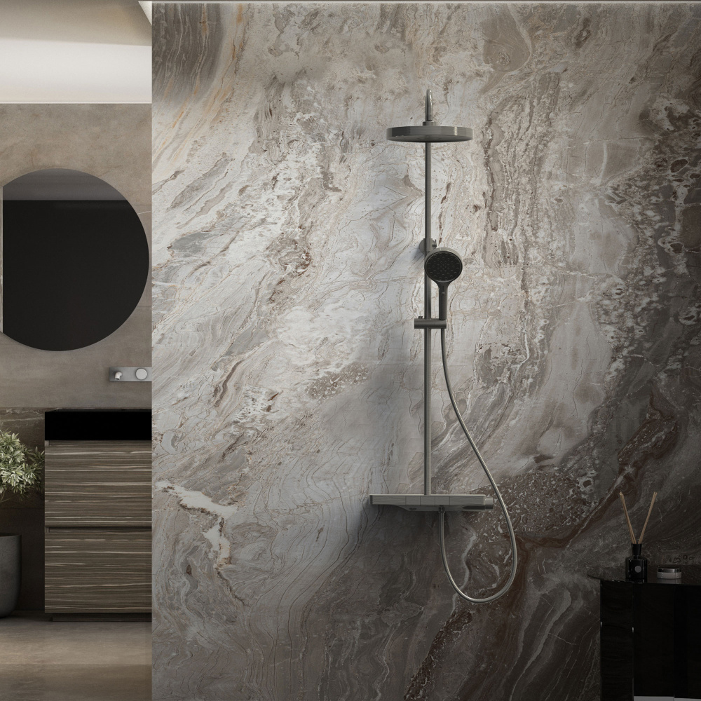 Фото Душевая стойка Vincea Inspire (VSFS-3I12TGM) сталь