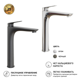 Фото Смеситель для раковины Paini Laguna LAYO205LL черный