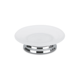 Colombo Design Positano B3640 - Стеклянная мыльница, настольная (хром)