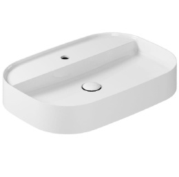 Накладная раковина 65 см Galassia SmartB (7400), цвет белый, глянцевый