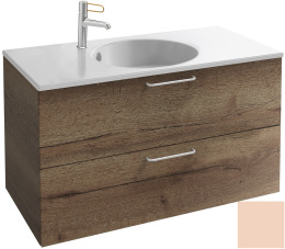 Фото Тумба под раковину Jacob Delafon Odeon Rive Gauche 90 см, EB2523-RX-M70, цвет телесный матовый, ручк