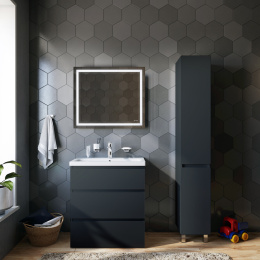Шкаф-колонна Am.Pm Gem S (M91CSR0306GM) графит матовый