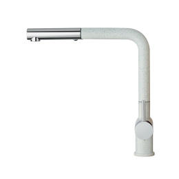 Фото Смеситель для кухни Paini Cox HD90566CR1KM белый