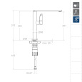 Смеситель для кухни RamonSoler KITCHEN 388401MC Хром
