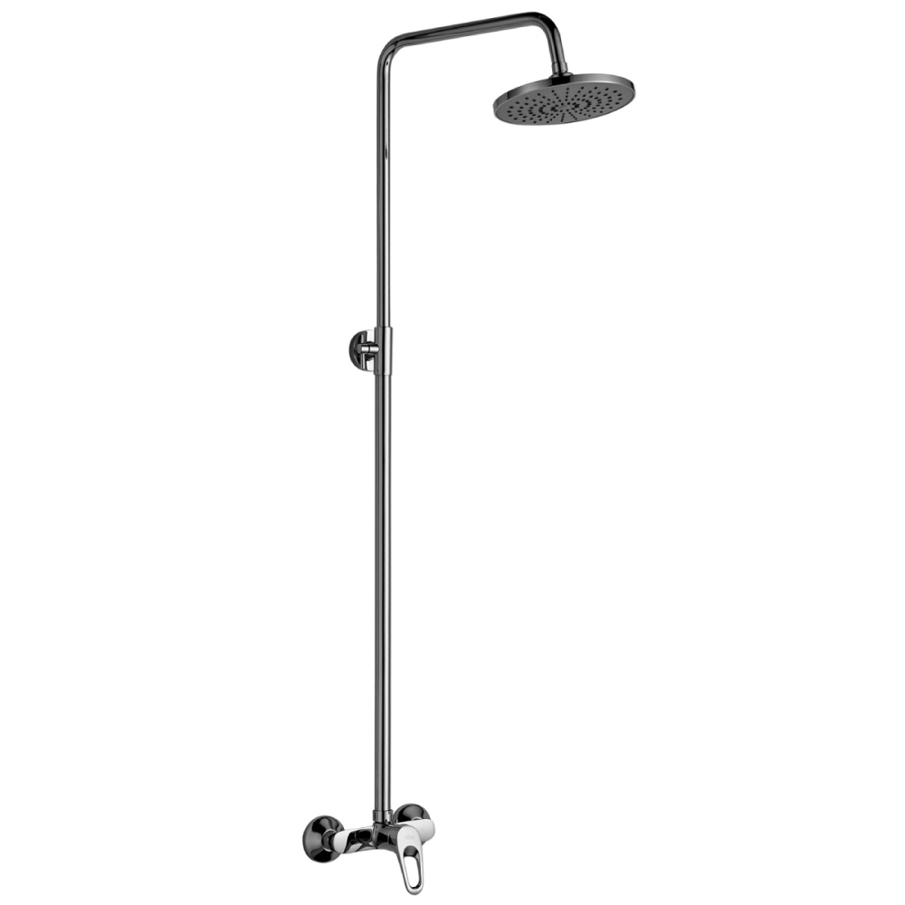 Фото Смеситель Rossinka B35-44 для душа с регулируемой высотой штанги и лейкой "Тропический дождь"