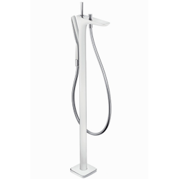 Смеситель для ванны Hansgrohe PuraVida (15473400) хром, белый
