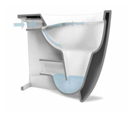 Фото Приставной унитаз Simas Vignoni VI21bi безободковый, высокий