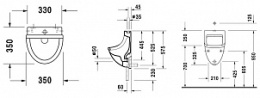 Фото Писсуар Duravit Starck 3 0822350000, белый