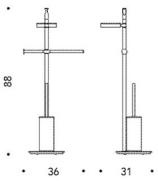 Фото Стойка с аксессуарами Colombo PLANETS B9813