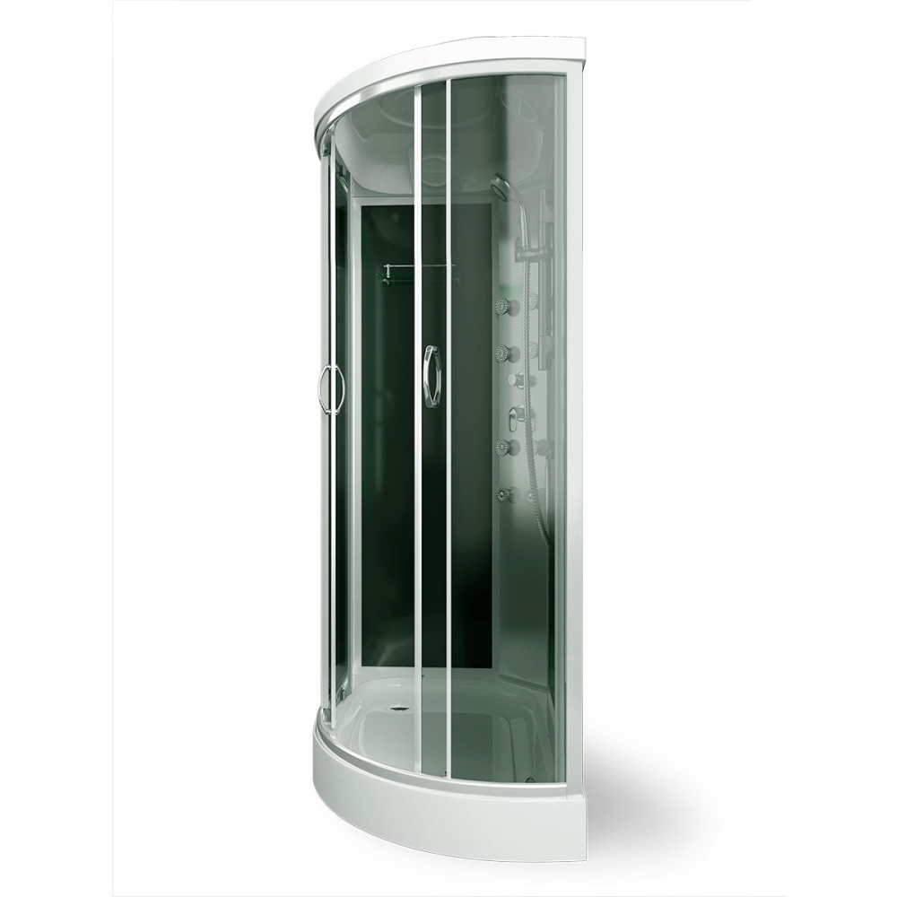 Душевая кабина 120x80x215 Erlit (ER4512PL-C4) , Поддон низкий