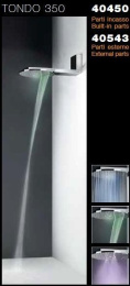 Верхний душ Gessi Colour Tondo (40543#238) сталь полированная