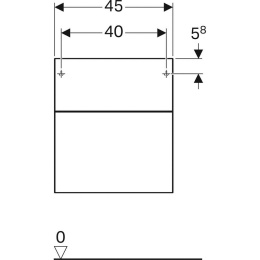 Geberit Xeno2 500.504.01.1 Шкаф, средний