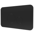 Кнопка смыва Remer RB810CFP, черный брашированный хром