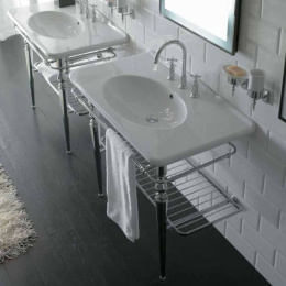 Фото Консоль под раковину Globo Paestum (PATC23) белый