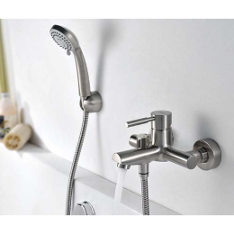 Смеситель для ванны WasserKRAFT Wern 4201 Хром матовый