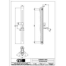 Штанга для душа Gessi Eleganza (46142#031) хром