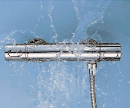 Фото Grohe Grohtherm 3000 Cosmopolitan 34274000 Термостат для душа с подключением шланга