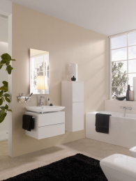 Фото Тумба под раковину Laufen Palace New 4.0125.2.075.464.1 89 см, 1 выдвижной ящик, цвет белый глянцевы