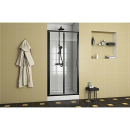 Душевая дверь в нишу Bravat Blackline (BD100.4121B) 900х2000
