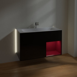 Villeroy Boch Finion G040HBPH Тумба под раковину 996х498 мм (peony matt/glossy black)