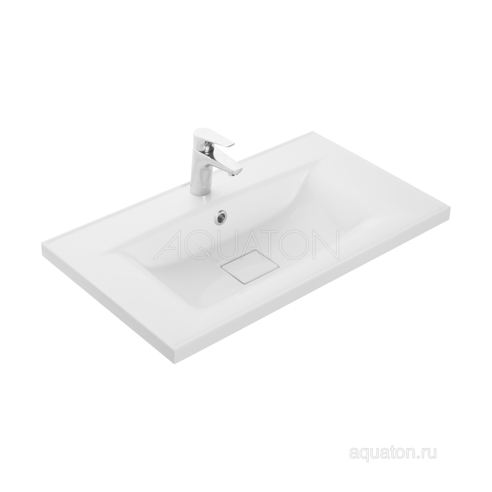 Фото Раковина Aquaton Айрис M 800 белая 1A73263KAG010