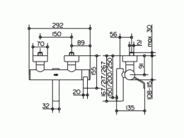 Смеситель для раковины Keuco Plan 54921010125, хром