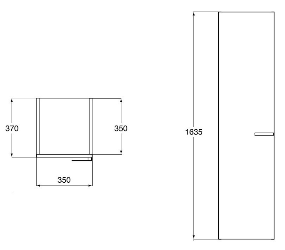 Ideal Standard Imagine T0699YF пенал для ванной, красный