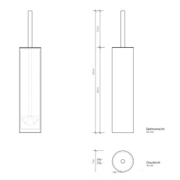 Ершик для унитаза Decor Walther Mikado (0521476), сталь