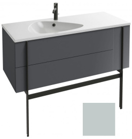 Тумба под раковину Jacob Delafon Nouvelle Vague 120 см, EB3036-M50, 3 ящика, цвет - голубой шторм ма