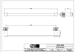 Фото Полотенцедержатель Gessi Cono (45503#031) хром
