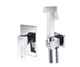 Комплект для биде скрытого монтажа WasserKRAFT A15156 шланг 100 см, хром