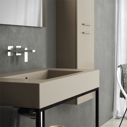 Фото Раковина накладная Globo Incantho (IN101.1VI) серый