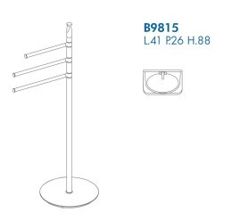 Стойка с аксессуарами Colombo PLANETS B9815