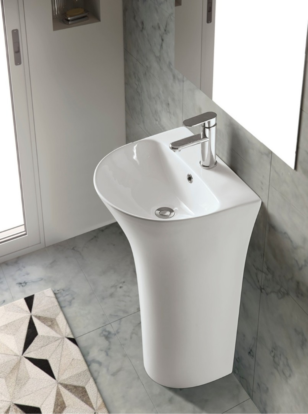 Фото Раковина напольная Cerutti SIMONA CT7832 480x420x835