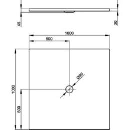 Фото Душевой поддон Bette BetteFloor 5941-000 AE 100x100
