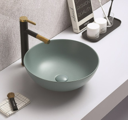 Раковина 41,5 см CeramaLux (104MLG-6зеленый) Круглая