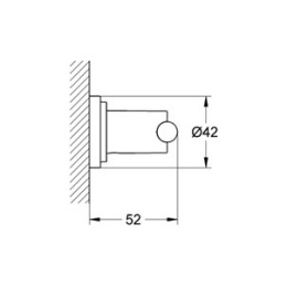 Крючок Grohe Atrio 40312000