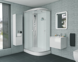 Душевая кабина 120x80x210 Niagara (NG-4312-08L) ABS-пластик, Поддон низкий