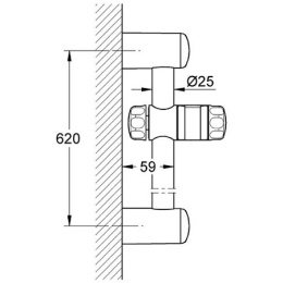 Душевая штанга Grohe Relexa Plus 28666 000
