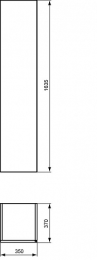 Шкаф-пенал 35 см Ideal Standard Simply U T7221DK, орех