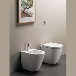 Унитаз приставной GSI Pura (880411) белый глянцевый