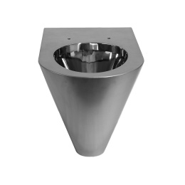 Унитаз антивандальный подвесной с сидением AN-T001 из нержавеющей стали